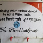Water Purification System Donated in Mumbai